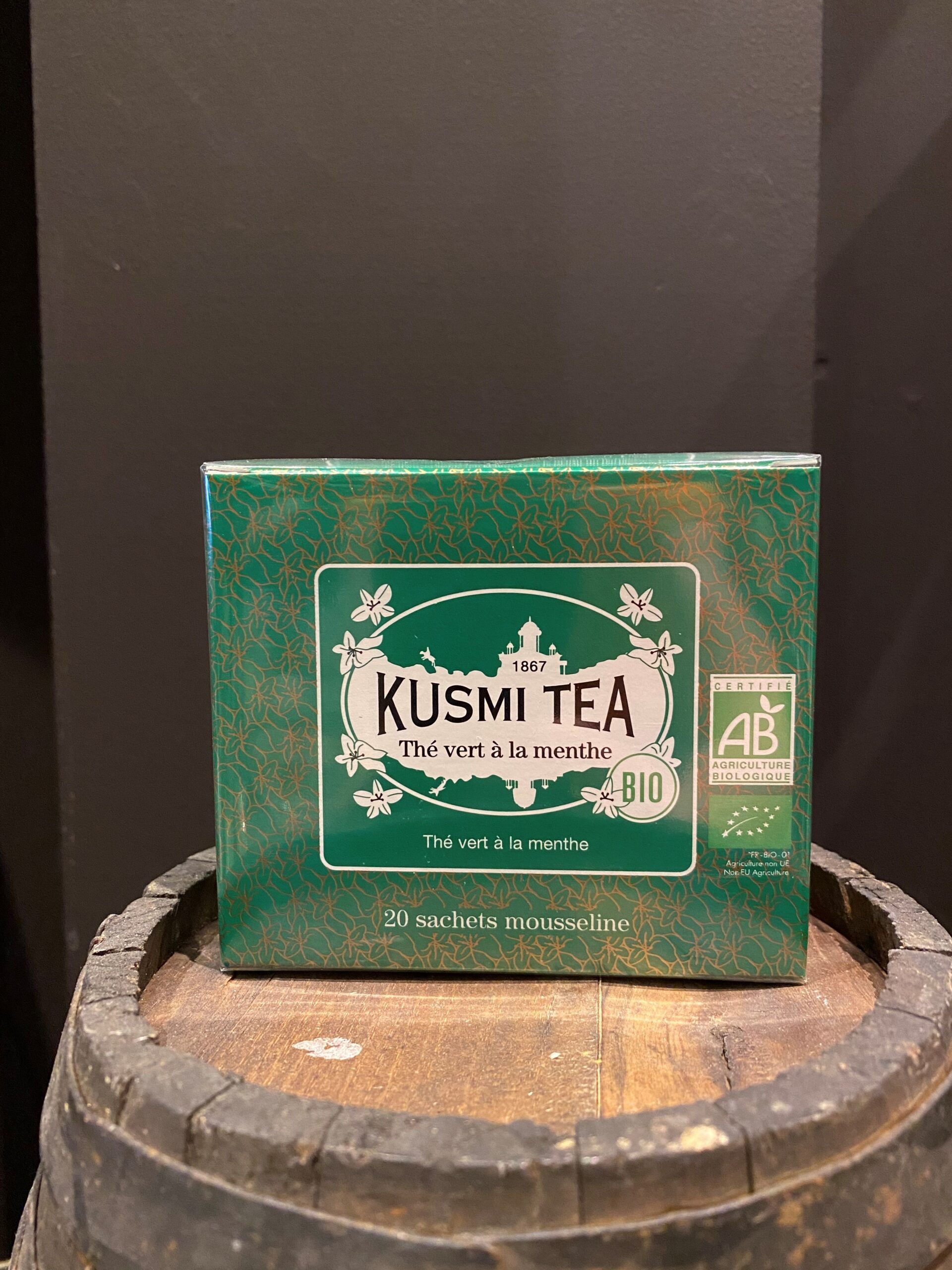 Kusmi Tea Spearmint Green BIO Theezakjes – Lalie