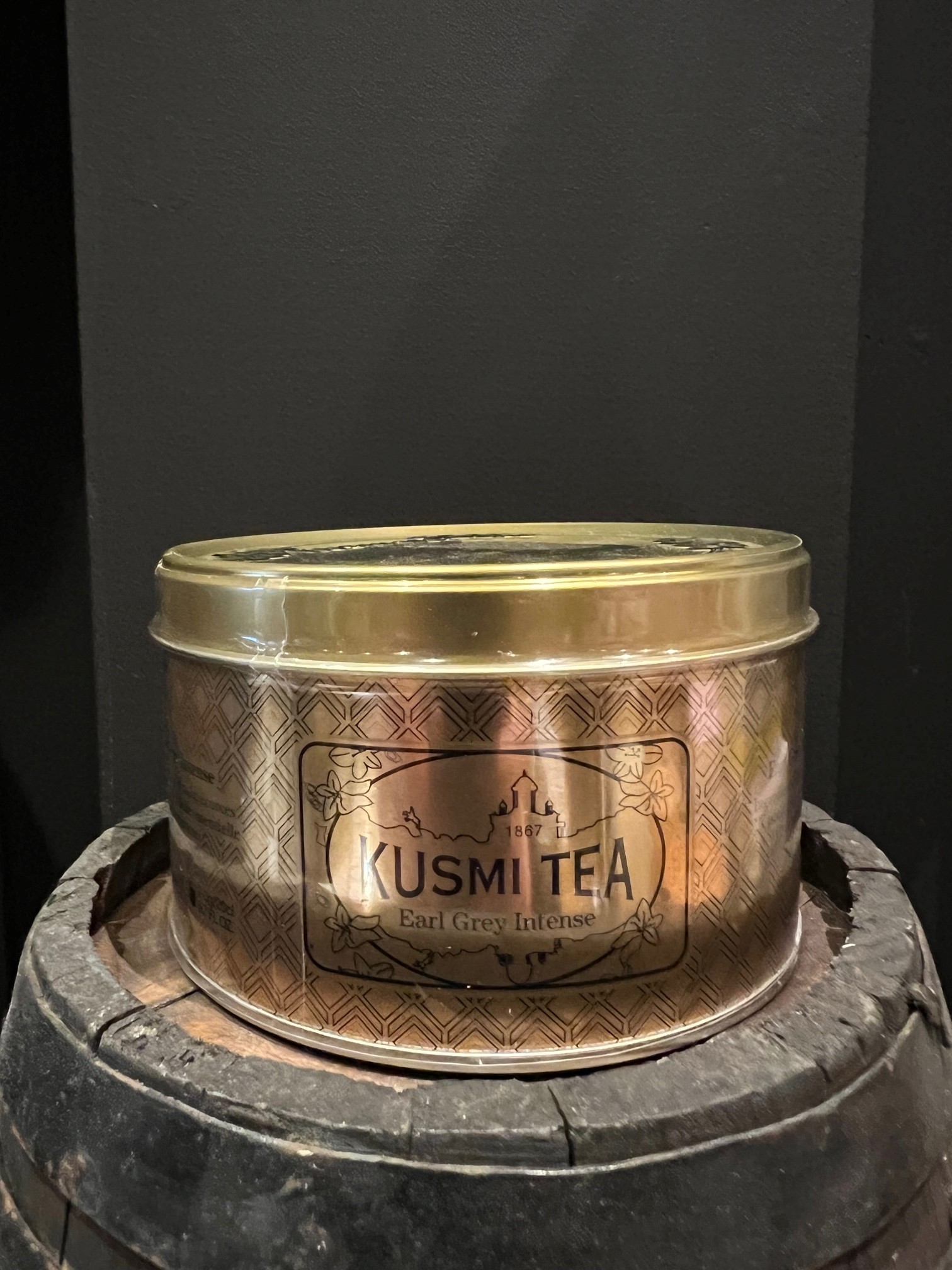 Kusmi Tea Earl Grey Intense Goud blik 125 gram losse thee – Lalie