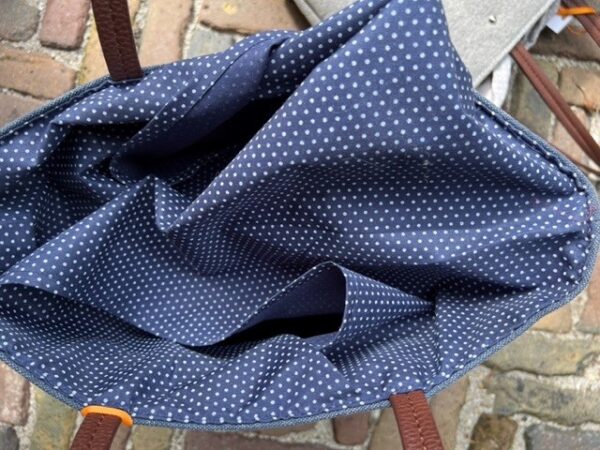 Tas Champetre blauw - Afbeelding 4