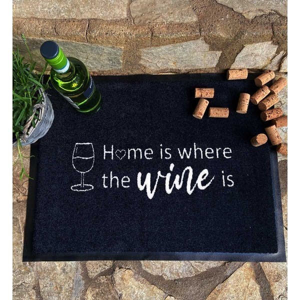 Deurmat Home where the wine – Lalie