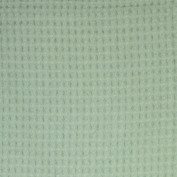 Plaid Wafel Lichtgroen - Afbeelding 5