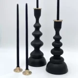 Messing kaarsenhouder & adapter voor kaarsen 2 stuks - Afbeelding 4