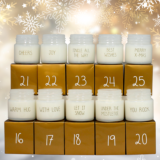 Adventskalender kaarsen wit - WINTER GLOW - Afbeelding 2