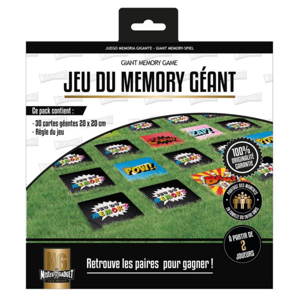 Memory spel voor in de tuin met grote kaarten - Afbeelding 2