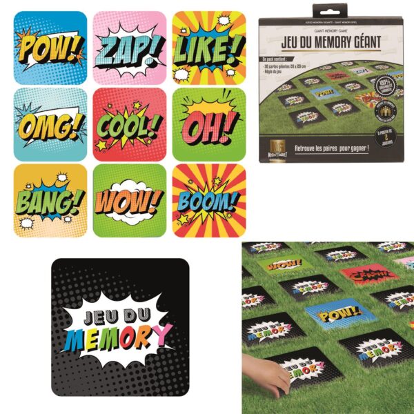Memory spel voor in de tuin met grote kaarten - Afbeelding 3
