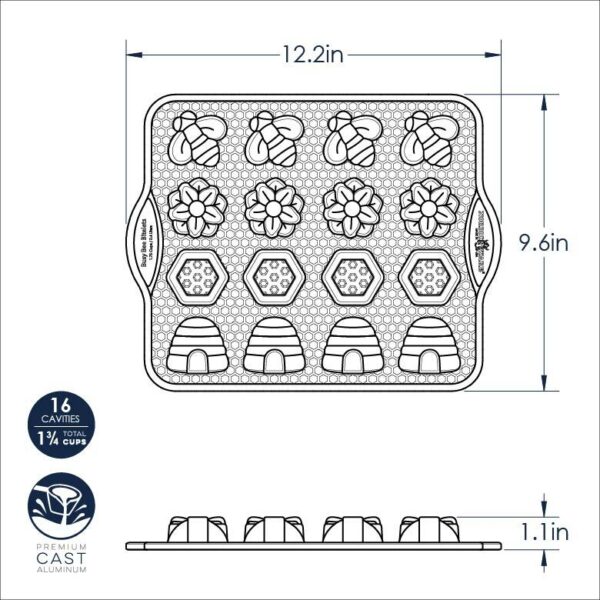 Nordic ware Bussy bee bitelette pan - Afbeelding 5